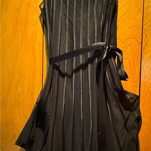 Black sheer lined special occasion dress! Sz 10